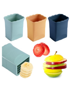 Cortador Multifuncional Jaxbo de Frutas y Huevos 3 PCS