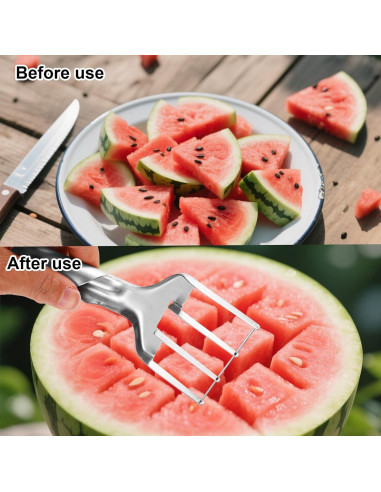 Cortador de Sandías Lyreh Acero Inoxidable 21.5 cm