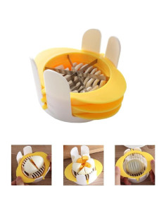 Cortador de Huevos 3 en 1 Jawbush Acero Inoxidable