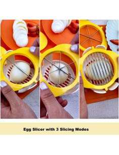 Cortador de Huevos 3 en 1 Jawbush Acero Inoxidable 2