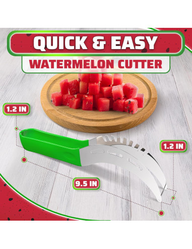 Cortadora de Sandía BURIUS Acero Inoxidable Mango Ergonómico