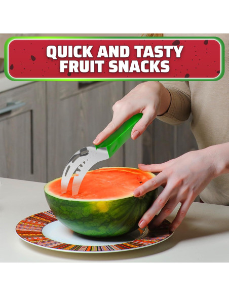 Cortadora de Sandía BURIUS Acero Inoxidable Mango Ergonómico