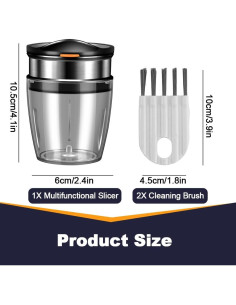 Cortador Multifuncional Abnaok para Frutas y Huevos 2