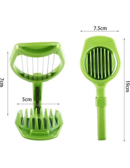 Cortador de Huevos y Frutas Kopida, Manual, Duradero