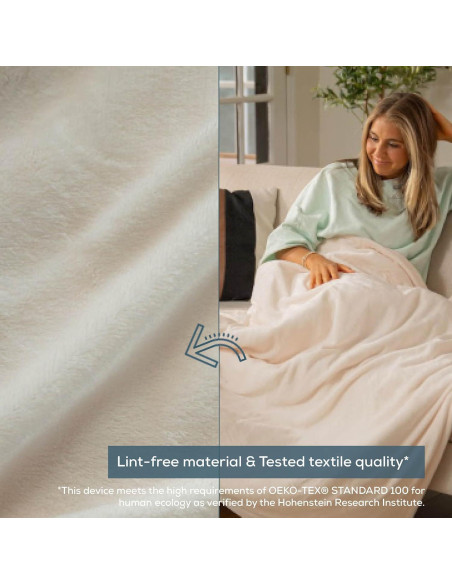 Manta Térmica Beurer HD61 Super-Cozy 127x152 cm - Calentamiento Rápido