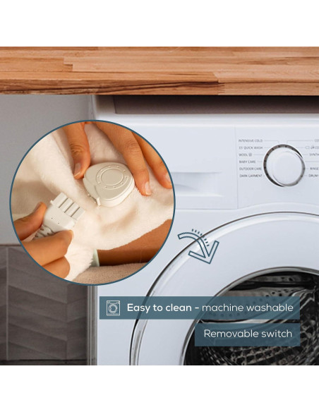 Manta Térmica Beurer HD61 Super-Cozy 127x152 cm - Calentamiento Rápido