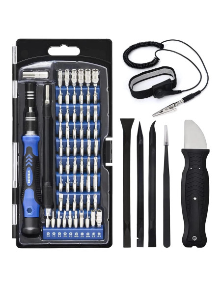 STREBITO Kit de Destornilladores 79 en 1 con 58 Puntas