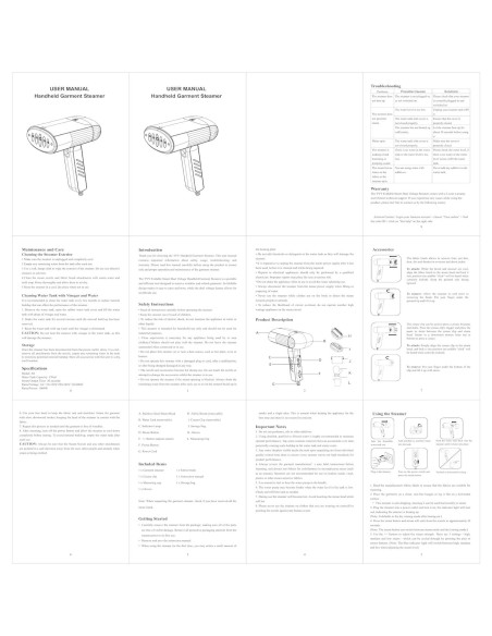 Vaporizador de Viaje TYY A8 1000W Doble Voltaje Plegable