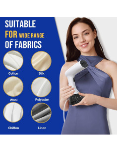 Vaporizador de Ropa Rolipo 1350W 400ml Portátil Blanco 2