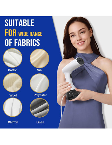 Vaporizador de Ropa Rolipo 1350W 400ml Portátil Blanco