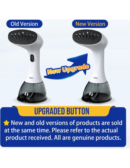 Vaporizador de Ropa Rolipo 1350W 400ml Portátil Blanco