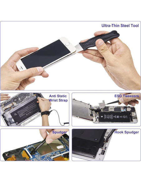 STREBITO Kit de Destornilladores 79 en 1 con 58 Puntas