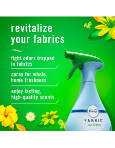 Refrescante de Tela Febreze Gain 500 ml Paquete de 2 2