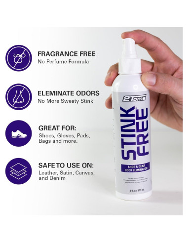 Spray Eliminador de Olores para Zapatos 2Toms StinkFree 240ml