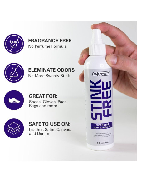 Spray Eliminador de Olores para Zapatos 2Toms StinkFree 240ml