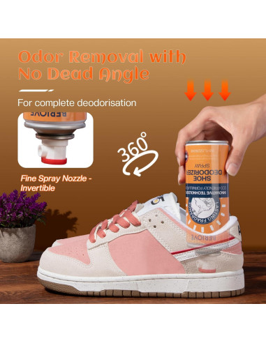 Spray Desodorante para Zapatos BERlOVE 30 ml Eliminador Olores