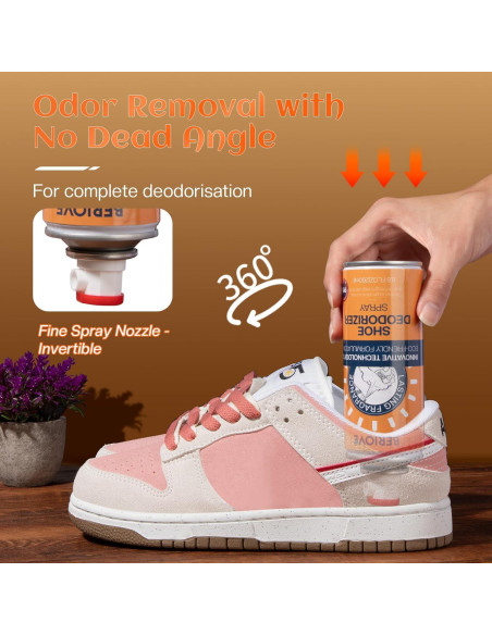 Spray Desodorante para Zapatos BERlOVE 30 ml Eliminador Olores