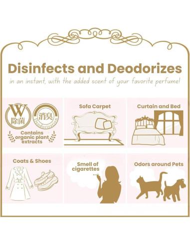 Spray Desodorante Natural para Tela Lavons 370mL Chic