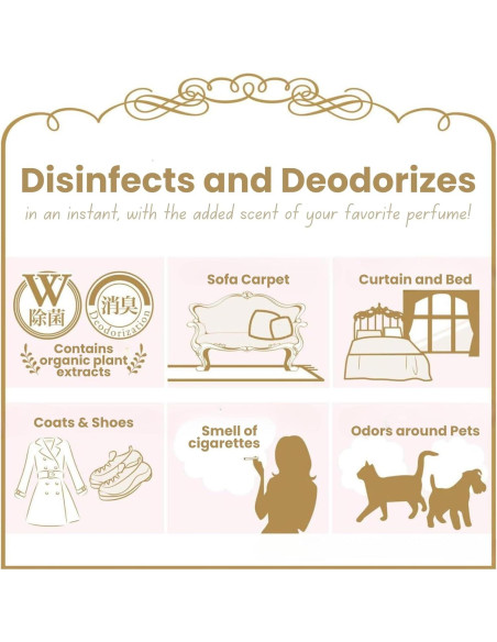 Spray Desodorante Natural para Tela Lavons 370mL Chic