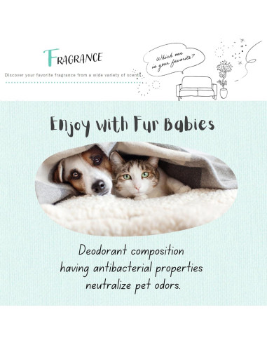 Spray Desodorante Natural para Tela Lavons 370mL Chic