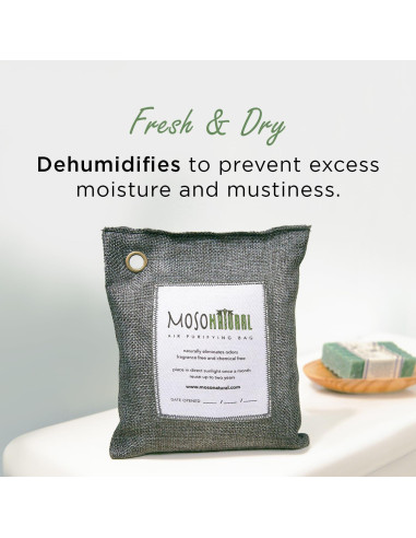 Moso Natural Bolsa Purificadora de Aire 200g Carbón Bambú