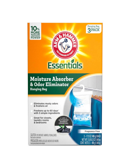 Absorbente de Humedad Colgante Arm & Hammer Essentials 3 Pzas
