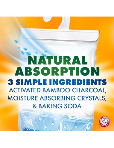 Absorbente de Humedad Colgante Arm & Hammer Essentials 3 Pzas