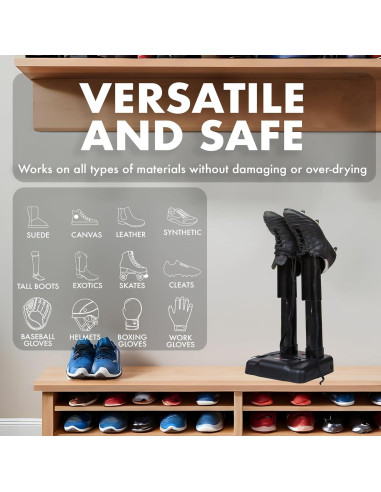 Secador de Botas JobSite - Calentador Silencioso 36W