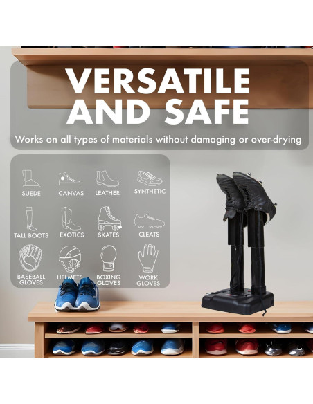 Secador de Botas JobSite - Calentador Silencioso 36W