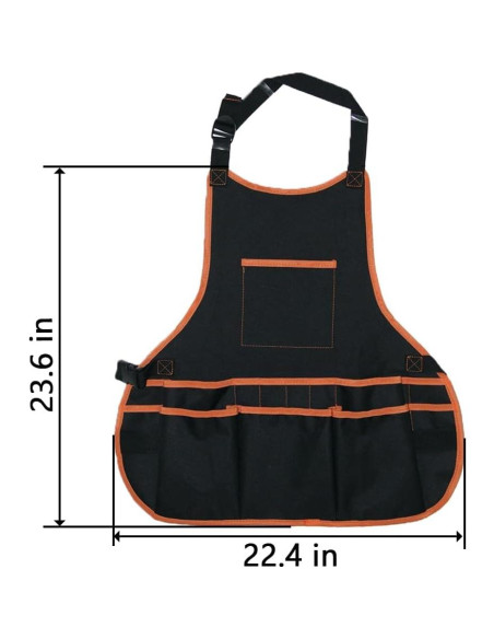 Conjunto de Delantal y Pulsera Magnética CACUINA - 16 Bolsillos