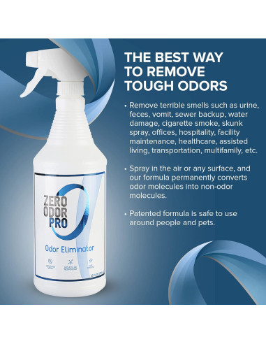 Zero Odor Pro - Eliminador de Olores 946 ml Spray
