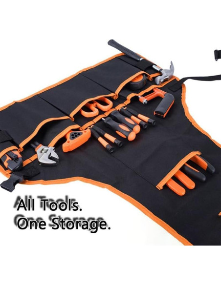 Conjunto de Delantal y Pulsera Magnética CACUINA - 16 Bolsillos