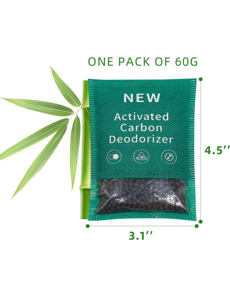 Paquete de 6 Bolsas Absorbentes de Olores YouniDint 60g