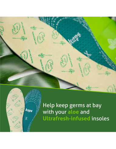 Plantillas Kaps Unisex con Aloe y Eliminador de Olores