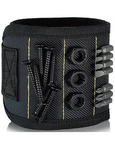 Conjunto de Delantal y Pulsera Magnética CACUINA - 16 Bolsillos