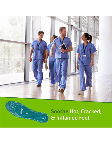 Plantillas Kaps Unisex con Aloe y Eliminador de Olores