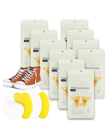 100 Calcomanías Desodorantes Amarillas Betinyar para Zapatos