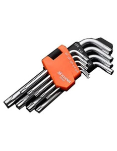 Juego de Llaves de Estrella Edward Tools - 8 Piezas Cortas Torx