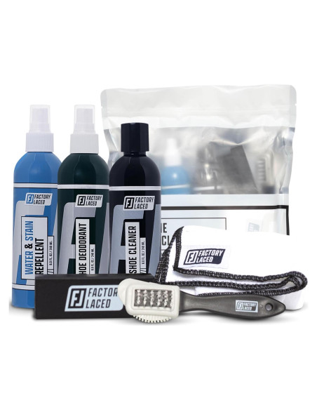 Kit de Limpieza de Zapatos Factory Laced - Completo 236ml