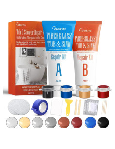 Kit de Reparación de Baño Ankita - Fibra de Vidrio y Acrílico