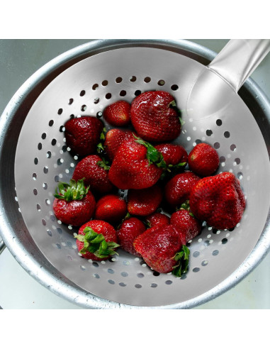 Cucharón colador ranurado YARDWE acero inoxidable 22 cm