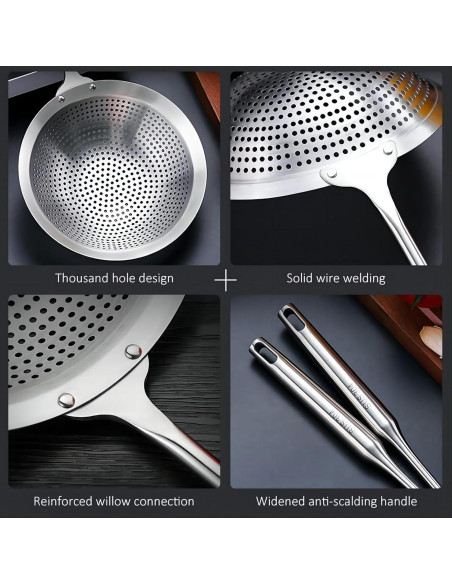 Cucharón Ranurado Grande GREATLINK Acero Inoxidable 304