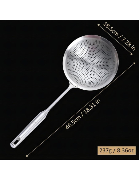 Cucharón Ranurado Grande GREATLINK Acero Inoxidable 304