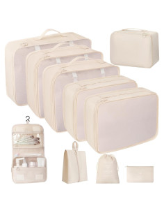 Juego de 10 Cubos de Empaque LUCDNC para Viajes