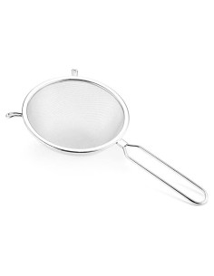 Cucharón colador de acero inoxidable Luxshiny 37 cm ergonómico