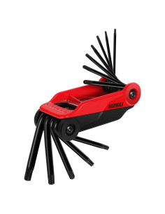 Juego de Llaves Estrella LOZAGU 12PCS T6 a T40 Plegable