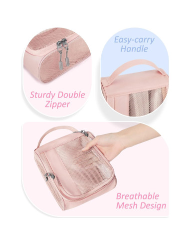 Conjunto de 7 Cubos de Empaque BAGSMART Rosa Bebé