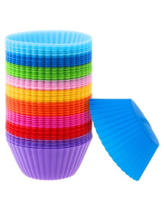 54 Tazas de Silicona Reutilizables Selizo para Muffin