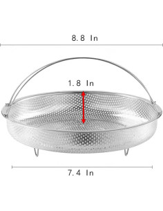 Cesta de Vapor Acero Inoxidable YIKANGHENG 22,35 cm 2