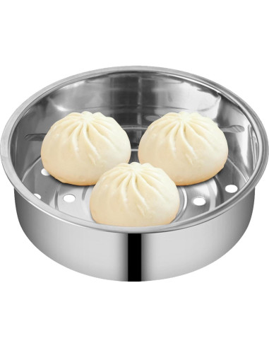 2 Piezas Cesta de Vapor Acero Inoxidable Aynaxcol 21 cm